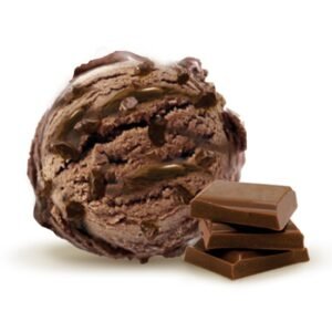 Helado de chocolate