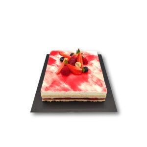 Tarta Nata y Fresas